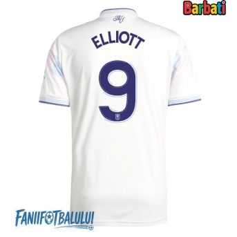 Aston Villa Harvey Elliott #9 Tricou Fotbal Replică 2025-26 Barbati Treilea